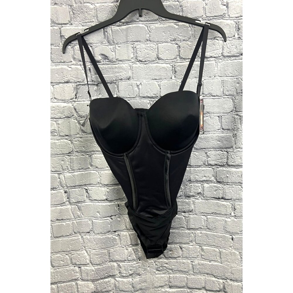 Maidenform Women's Firm Tummy-Control Easy Up Strapless Bodysuit 1256